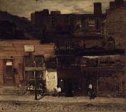 Louis Comfort Tiffany Duane Street, New York oil painting on canvas